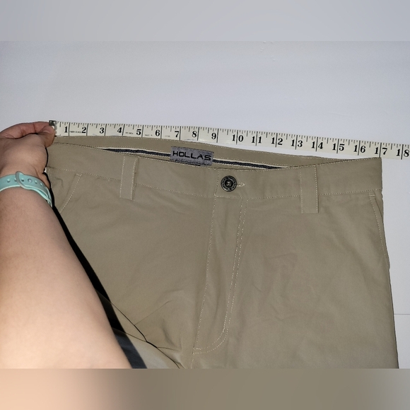Hollas XFC Mens Khaki Golf Wear Athleisure Nylon Pants - Picture 5 of 9